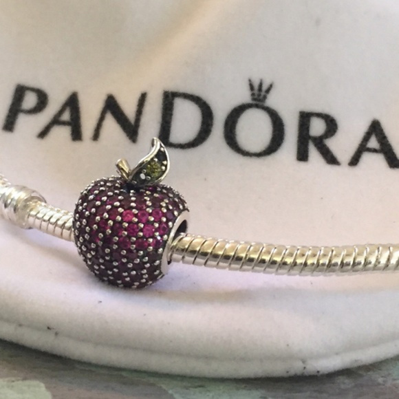 Pandora Jewelry - Pandora Pave Apple Charm